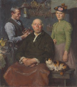 Die Schmiede, ca. 1910 von Julius Gari Melchers