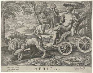 Afrika von Julius Goltzius