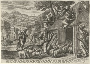 Petrus als guter Hirte (Gleichnis vom guten Hirten)
