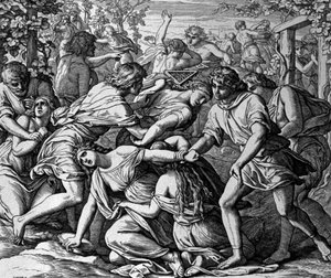 Entführung der Töchter Israels von Julius Schnorr von Carolsfeld