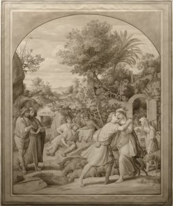 Jakob und Rahel am Brunnen von Julius Schnorr von Carolsfeld