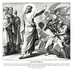 Jesus vertreibt die Dämonen, Evangelium nach Matthäus