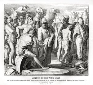 Joseph wird von seinen Brüdern verkauft, Genesis von Julius Schnorr von Carolsfeld