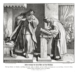 Josia hört das Gesetzeswort, 2. Könige von Julius Schnorr von Carolsfeld