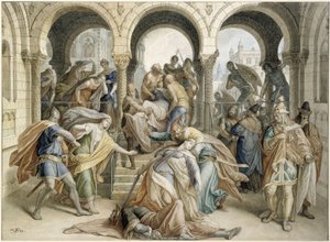 Kriemhilds Tod von Julius Schnorr von Carolsfeld