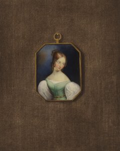 Porträt eines jungen Mädchens von Julius Schnorr von Carolsfeld