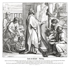 Psalmen - Anbetung von Julius Schnorr von Carolsfeld