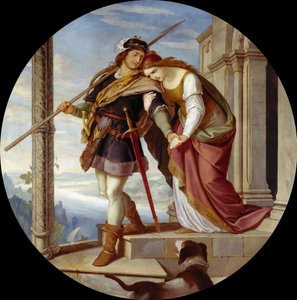 Siegfrieds Abschied von Kriemhild, ca. 1843 von Julius Schnorr von Carolsfeld