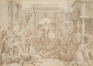 Der Einzug Karls des Großen in Pavia von Julius Schnorr von Carolsfeld