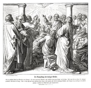 Die Apostel werden mit dem Heiligen Geist erfüllt, Apostelgeschichte