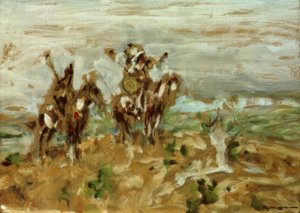 Späher der Blackfoot-Indianer von Julius Seyler