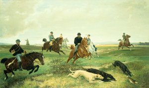 Die Jagd von Julius von Blaas
