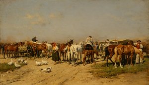 Der Markt von Julius von Blaas
