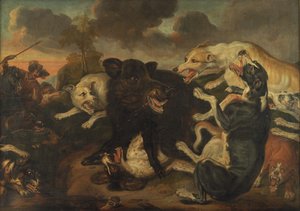 Eine Wildschweinjagd