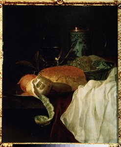 Früchte, Brot und Wein