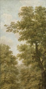 Drei Wandbehänge mit einer holländischen Landschaft