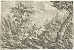 Hagar in der Wüste von Jurriaan Cootwijck