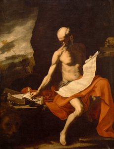 Heiliger Hieronymus in der Wildnis von Jusepe de Ribera