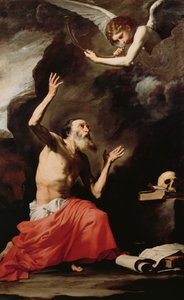 St. Hieronymus und der Engel des Gerichts von Jusepe de Ribera