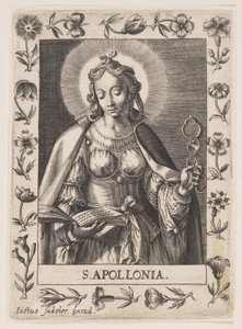 Heilige Apollonia von Justus Sadeler