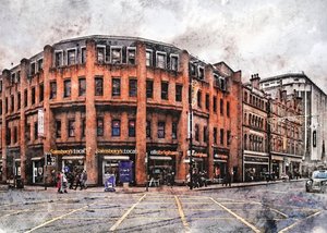 Lebendige Straßenszene von Justyna Jaszke