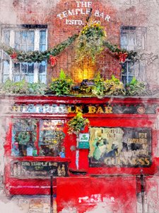 Lebhaftes Dublin Pub