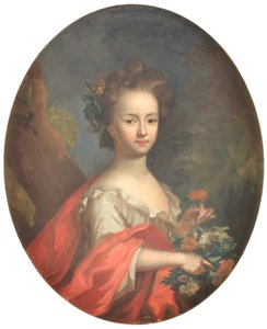 Ein Kind mit Blumen von KMS 1587 Ubekendt