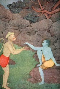 Rama sendet seinen Siegelring an Sita, 1913