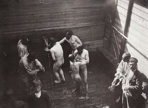 Die heilige Quelle im Sarov-Kloster, Russland, 1903