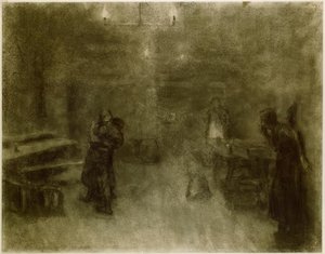 Käthe Kollwitz, Szene aus Germinal von Käthe Kollwitz