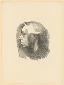 Selbstbildnis (1. Zustand) von Käthe Kollwitz