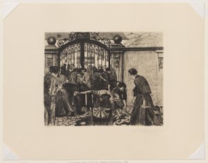 Sturm auf das Tor von Käthe Kollwitz