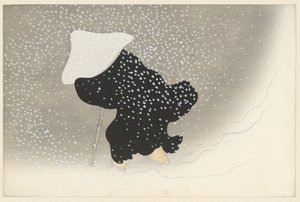 Wirbelnder Schnee