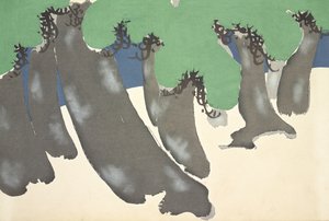 Sonare No Matsu, aus Momoyo-gusa (Die Welt der Dinge) Bd. III, veröffentlicht 1910 von Kamisaka Sekka