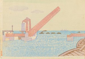 Shibaura-Zugbrücke von Kanenori Suwa