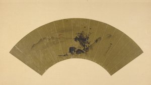 Fluss und rote Sonne, Edo-Zeit, frühes 19. Jahrhundert von Kano Isen
