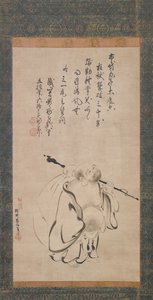 Hotei, 1616 von Kano Takanobu