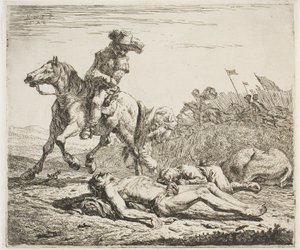 Das Schlachtfeld von Karel Dujardin