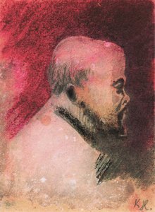 Porträt des Dichters Paul Verlaine von Karel Hlavácek