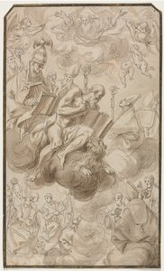 Himmelfahrt des heiligen Hieronymus, 1600er von Karel Škréta