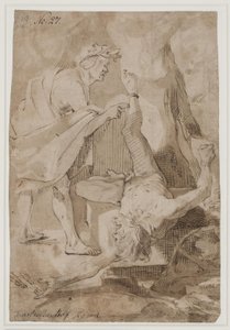 Apollon häutet Marsyas