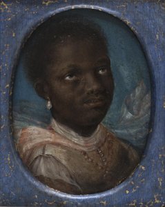 Kopf eines Afrikaners von Karel van III Mander