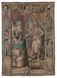 Antonius und Kleopatra (Antonius erobert Pelusium); Wandteppich, Datum unbekannt