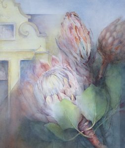 Protea in Stellenbosch, 1992 von Karen Armitage
