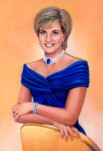 Ihre Königliche Hoheit Die Prinzessin von Wales Diana Frances, geborene Spencer, 1961-1997, 2013 von Karen Humpage