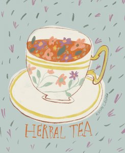 Blumiger Kräutertee von Karin Lauria