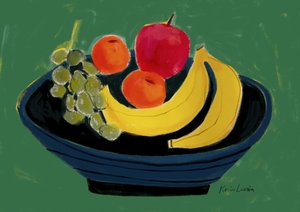 Lebendiges Früchtestillleben von Karin Lauria