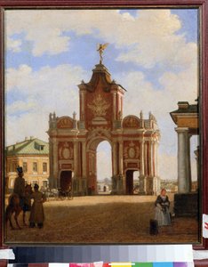 Das Rote Tor in Moskau von Karl Fridrikh Petrovich Bodri