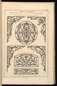 Deux Potences de fer, pour pendre des Enseignes, ou lanternes von Karl Albert von Lespilliez