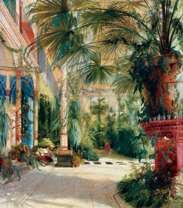 Das Innere des Palmenhauses (1832-1833)
